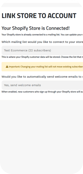 Shopify automation screenshot