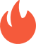 Orange Flame Emblem illustration from Mail Blaze logo