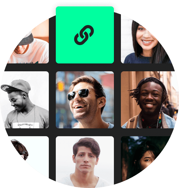 Circle shape containing your audience you are looking to connect with via email